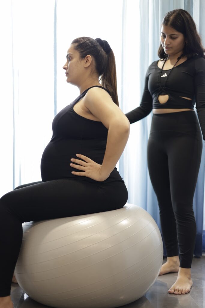 Yoga for pelvic discomfort during pregnancy pelvic tilts (1)